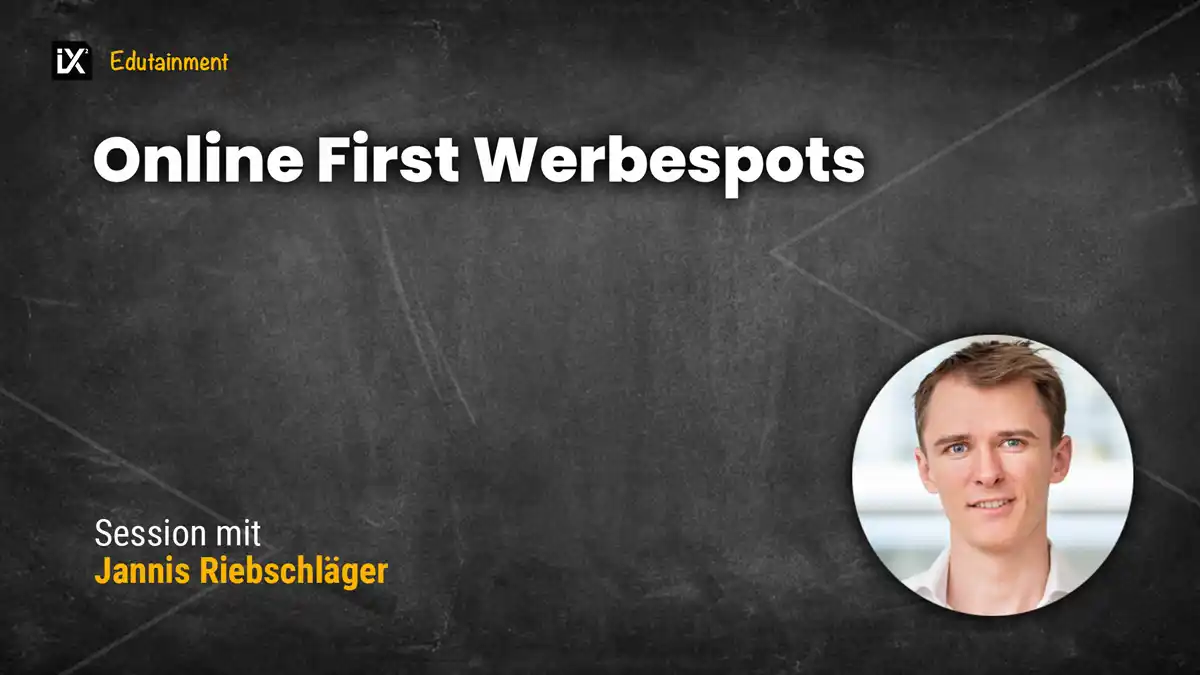 Online First Werbespots | Jannis Riebschläger | CAMPIXX