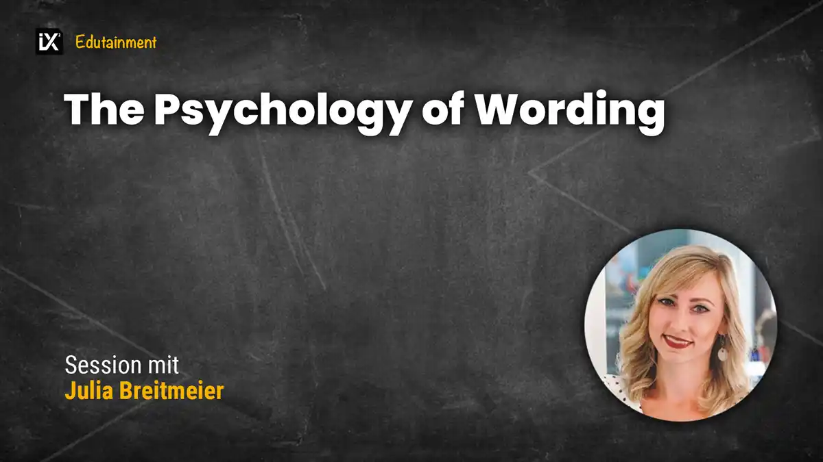 The Psychology of Wording | Julia Breitmeier | CAMPIXX
