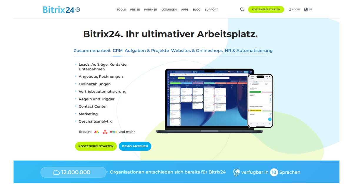 Bitrix24 | Startseite | CAMPIXX