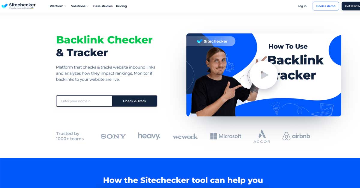 Sitechecker | Backlink Checker | CAMPIXX