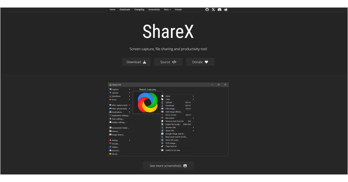 ShareX | Startseite | CAMPIXX